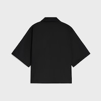 SCOUT SHIRT IN LIGHT COTTON GABARDINE - BLACK -  - 2 | CELINE