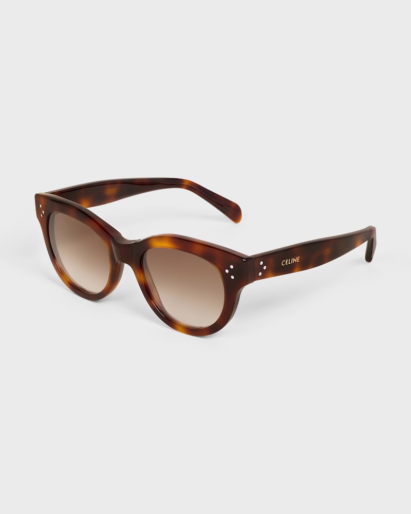 Round S332 sunglasses in Acetate - CLASSIC HAVANA -  - 1 | CELINE