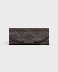RING CASE IN TRIOMPHE CANVAS - BLACK - TRAVEL - 1 | CELINE