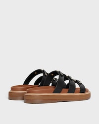 CELINE - TIPPI SLIDE AUS KALBSLEDER - SCHWARZ -  - 2 | CELINE