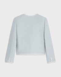 chelsea jacket IN cashmere natté - ICE BLUE -  - 2 | CELINE