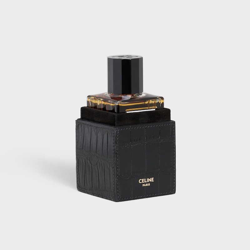 Case 1 Perfume 100ml in Crocodile - Black - CELINE MAISON - 1 | CELINE