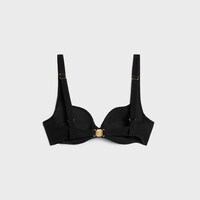 top balconette EM malha fosca - PRETO -  - 2 | CELINE