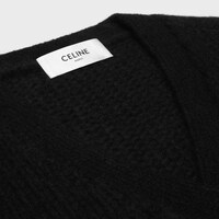 CÁRDIGAN DE SEDA DE CACHEMIRA - NEGRO -  - 2 | CELINE