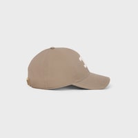 triomphe baseball cap IN cotton gabardine - GREIGE -  - 2 | CELINE