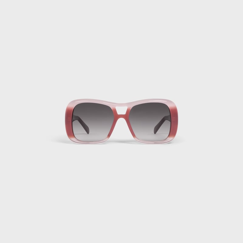 Triomphe 18 sunglasses in Acetate - Gradient Pink -  - 1 | CELINE