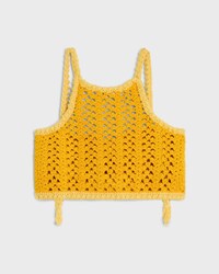 top IN cotton crochet - LIGHT ORANGE -  - 1 | CELINE