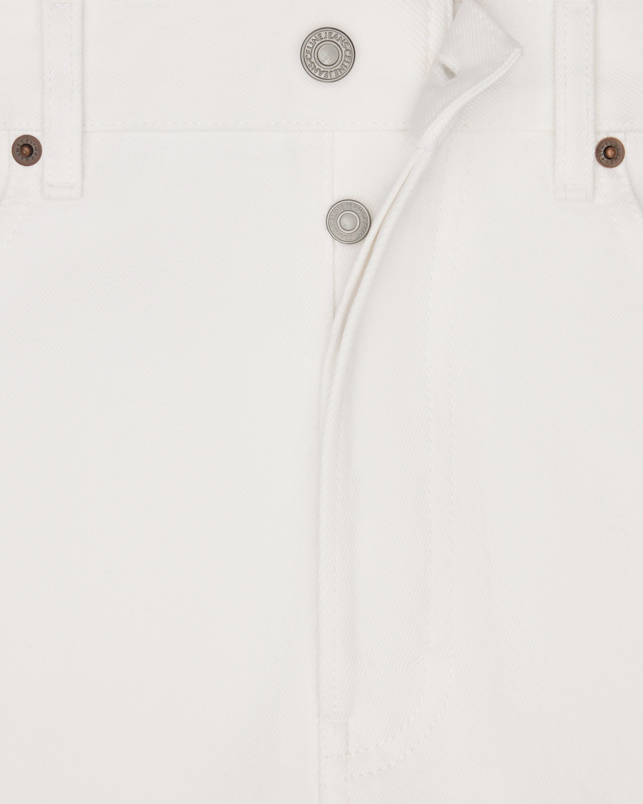 boyfriend jeans 001 IN heavy cotton twill - WHITE HEAVY STONE WASH