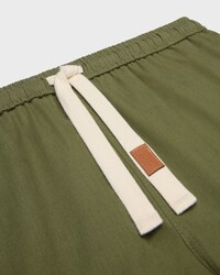 pantalon pyjama Twill coton - KAKI -  - 2 | CELINE