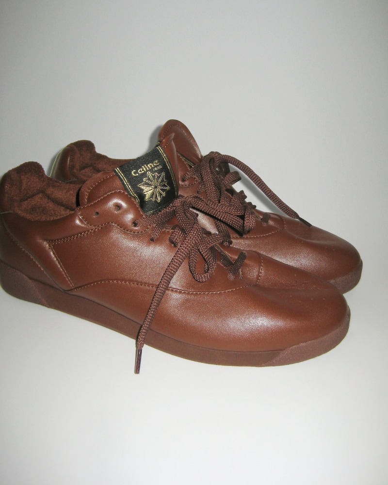 CELINE/REEBOK 프리스타일 로 - 램스킨 - 다크 브라운 -  - 1 | CELINE