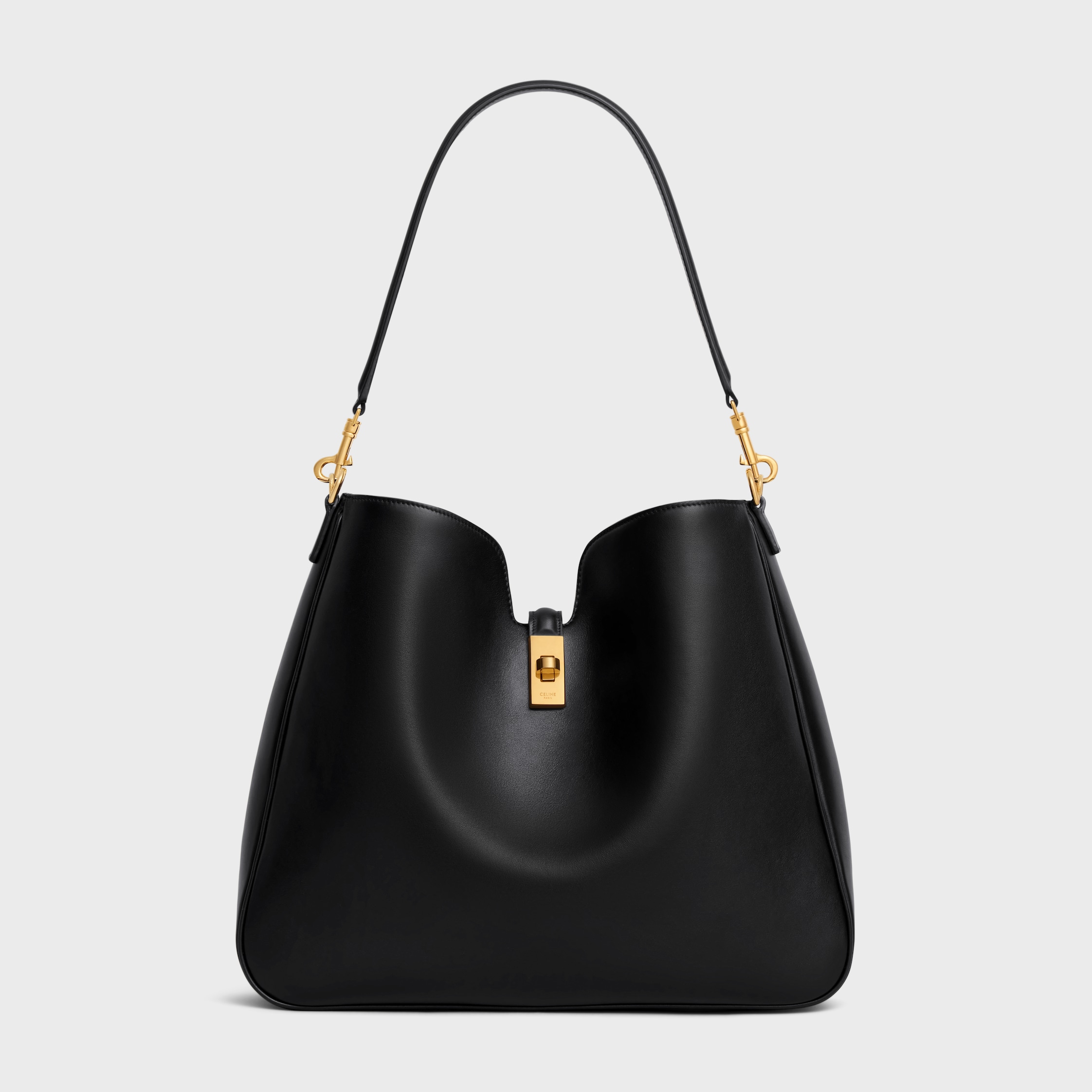 ス*メ様 セリーヌバック MEDIUM CAMILLE 16 SOFT BAG IN SMOOTH CALFSKIN - BLACK | CELINE