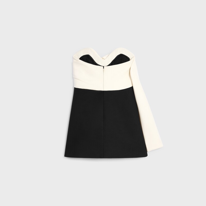 mini robe cady soie et laine - Noir -  - 1 | CELINE