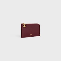 PORTE-CARTES LONG ZIPPé VEAU GRAINÉ - Syrah - NOUVEAUTÉS - 2 | CELINE
