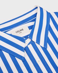 OVERSIZED SHIRT - BLEU/BLANC -  - 2 | CELINE