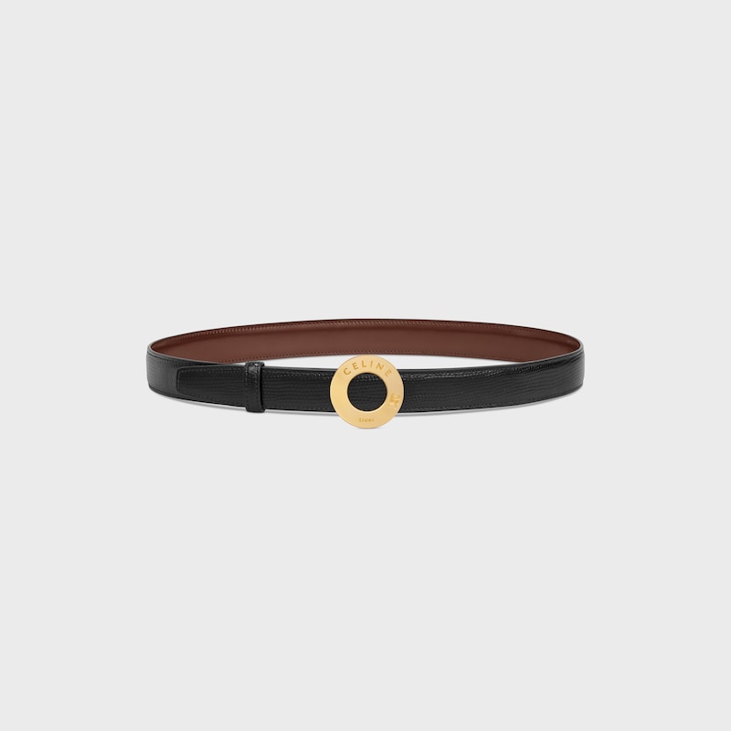 Reversible Strap 25MM IN TAURILLON AND LIZARD EMBOSSED CALFSKIN -  -  - 1 | CELINE