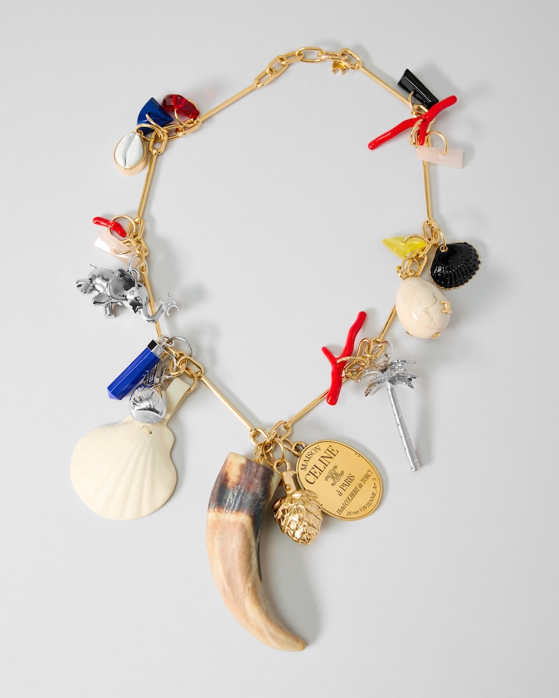 SHORT HEIRLOOM NECKLACE - MULTICOLOR - CHARMS - 1 | CELINE