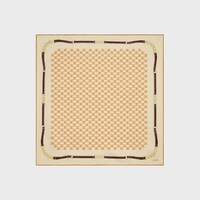 bandana IN heritage silk twill - VANILLA/ORANGE -  - 1 | CELINE