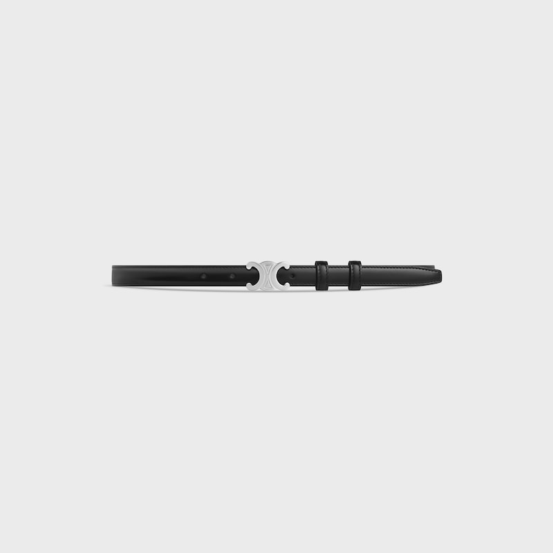 Ceinture Triomphe 18MM Taurillon - NOIR -  - 1 | CELINE