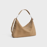Large Romy IN NUBUCK CALFSKIN - BROWN SEPIA - CROSS-BODY BAGS - 2 | CELINE