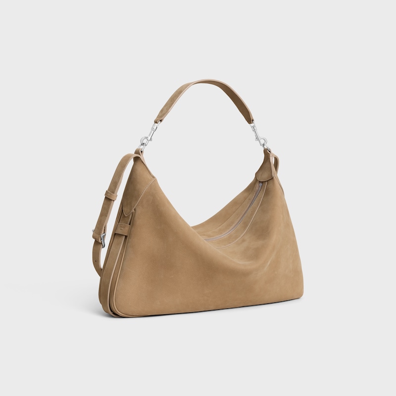 GROSSE ROMY TASCHE AUS NUBUK-KALBSLEDER - SEPIA-BRAUN - REISETASCHEN - 1 | CELINE