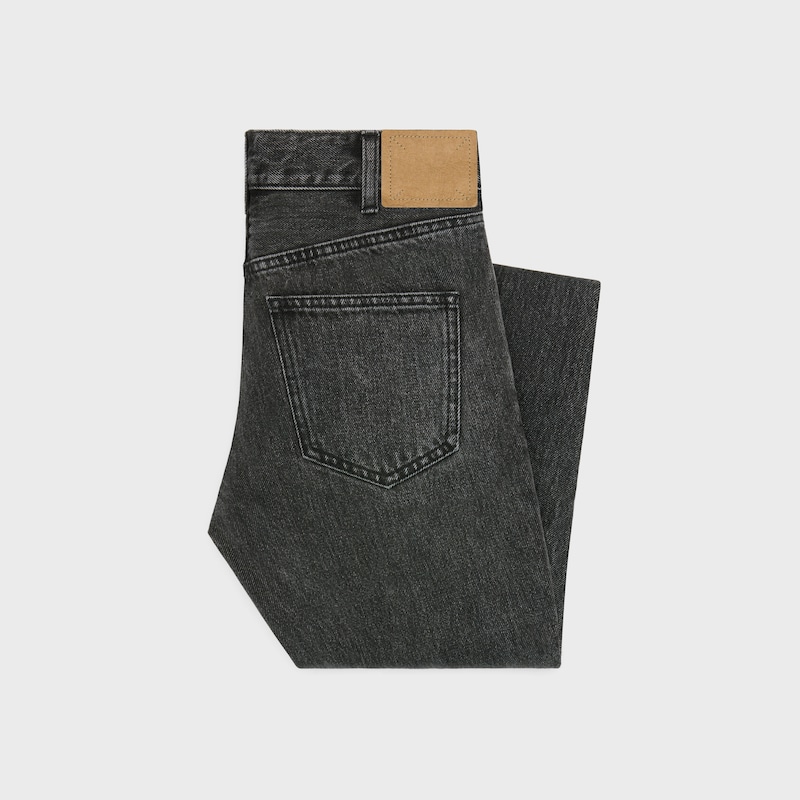 marco jeans in charcoal wash denim - CHARCOAL WASH -  - 1 | CELINE