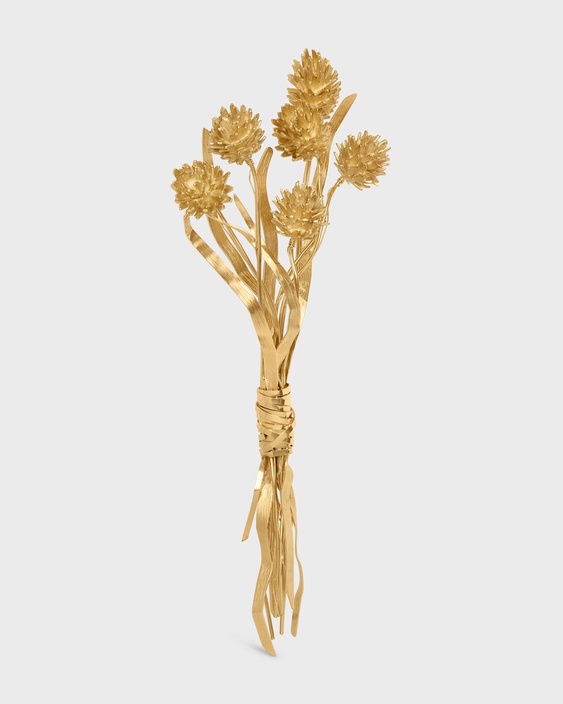 Broche Phalaris Green Thumb en Laiton - Or - JOAILLERIE - 1 | CELINE