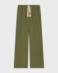 pantalon pyjama Twill coton - KAKI -  - 1 | CELINE