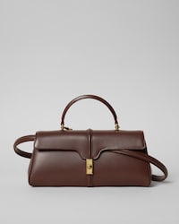 16 EAST WEST IN SATINATED CALFSKIN - CHESTNUT - ALL BAGS - 1 | CELINE