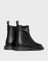 celine université bottine chelsea EN CUIR DE TAUREAU BRILLANT - Noir -  - 2 | CELINE