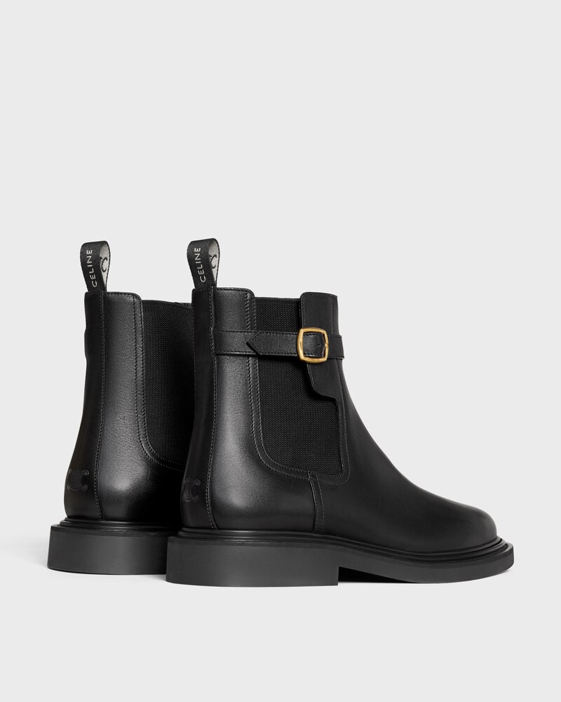 celine universite chelsea boot  IN SHINY BULL - BLACK -  - 1 | CELINE