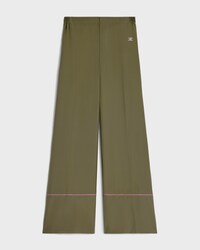 pyjama trousers IN silk satin - KAKI MILITAIRE -  - 1 | CELINE