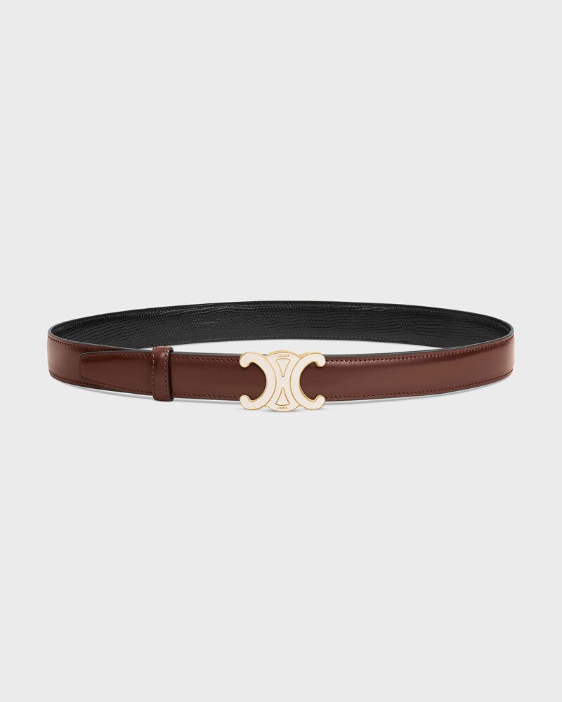 Reversible Strap 25MM IN TAURILLON AND LIZARD EMBOSSED CALFSKIN -  -  - 1 | CELINE