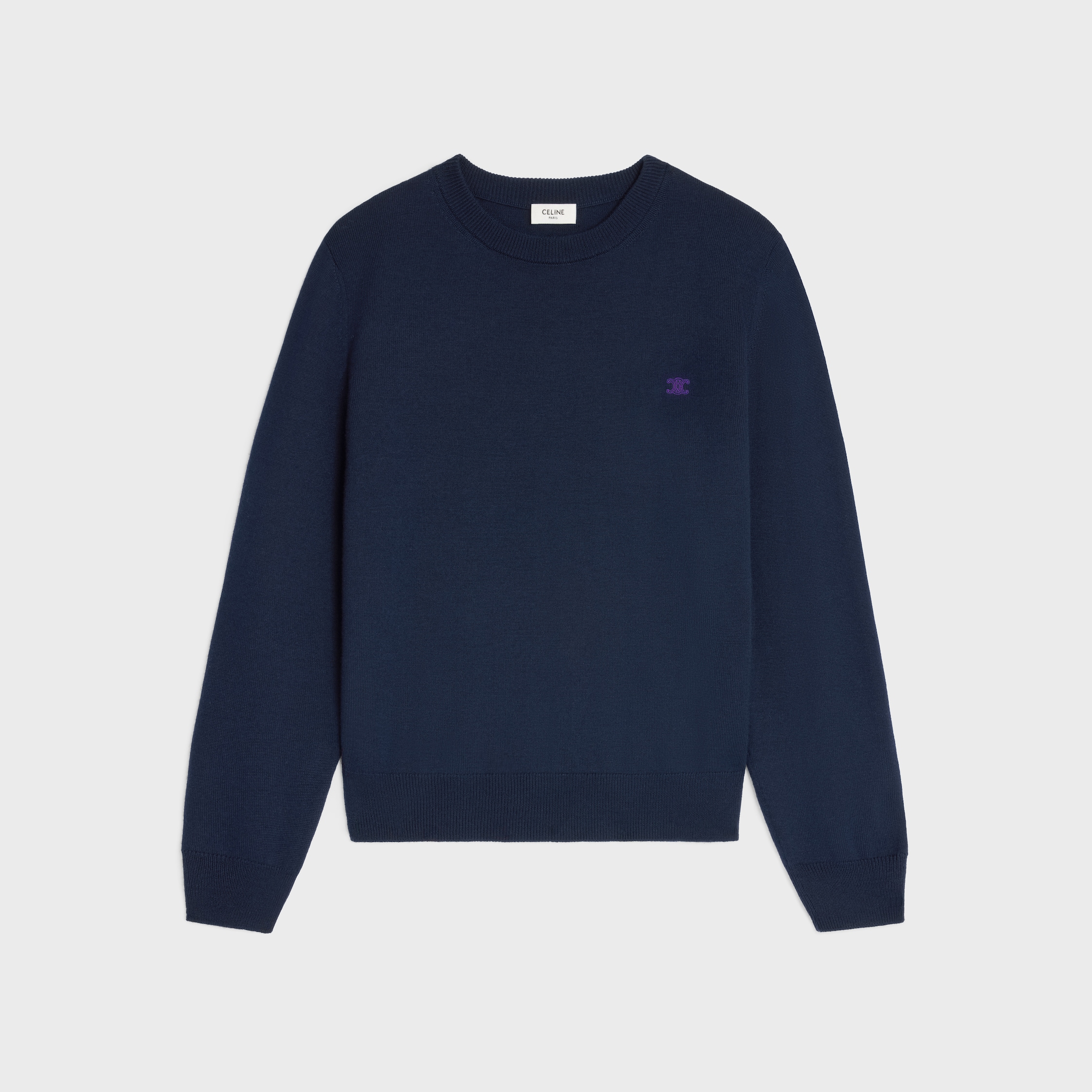 CELINE crewneck sweater IN fine wool