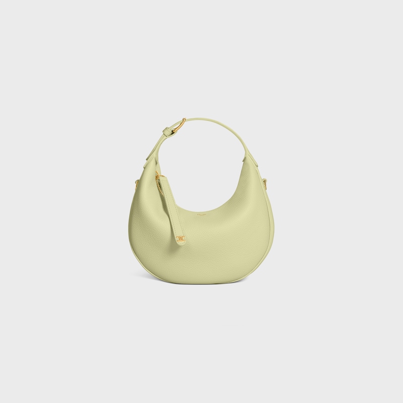 กระเป๋า Celine Lulu ขนาด Teen หนังลูกวัวลายเกรน - สีซอฟท์ไลม์ - เทศกาลสงกรานต์ - 1 | CELINE
