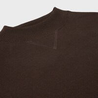 sudadera holgada de felpa de algodón - MARRÓN/AMARILLO POST-IT -  - 2 | CELINE