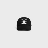 vivienne cap IN light gabardine - BLACK -  - 2 | CELINE