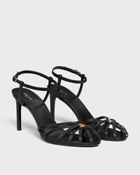 SANDALIA CELINE TRIOMPHE DE PIEL DE CORDERO - NEGRO -  - 2 | CELINE