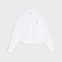 셔츠 - 코튼 데님 - 화이트 데님 라이트 스톤 워시 -  - 1 | CELINE