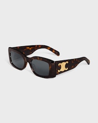 Triomphe XL 01 Sunglasses in Acetate - RED HAVANA -  - 2 | CELINE