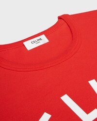 CAMISETA DE PUNTO DE ALGODÓN DE CANALÉ - ROJO CICLISTA/BLANCO CRUDO -  - 2 | CELINE