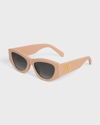 TRIOMPHE 15 sunglasses in Acetate - NUDE -  - 2 | CELINE