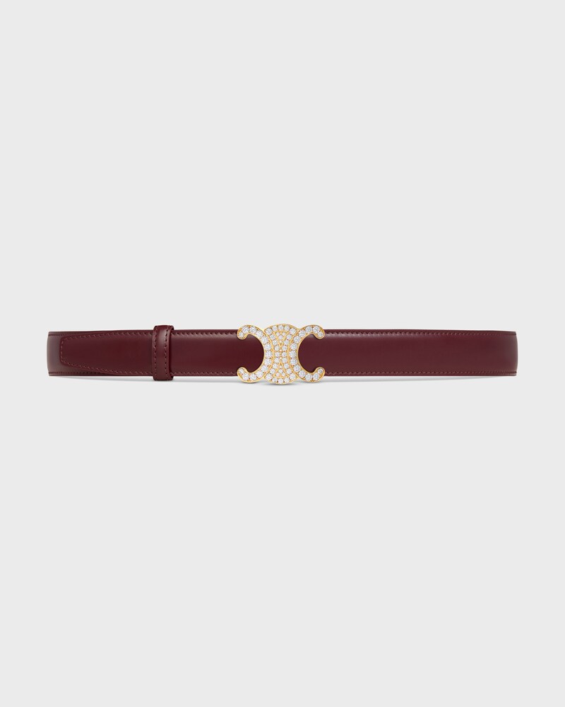 Triomphe Buckle 25MM IN BRASS WITH STRASS -  -  - 1 | CELINE