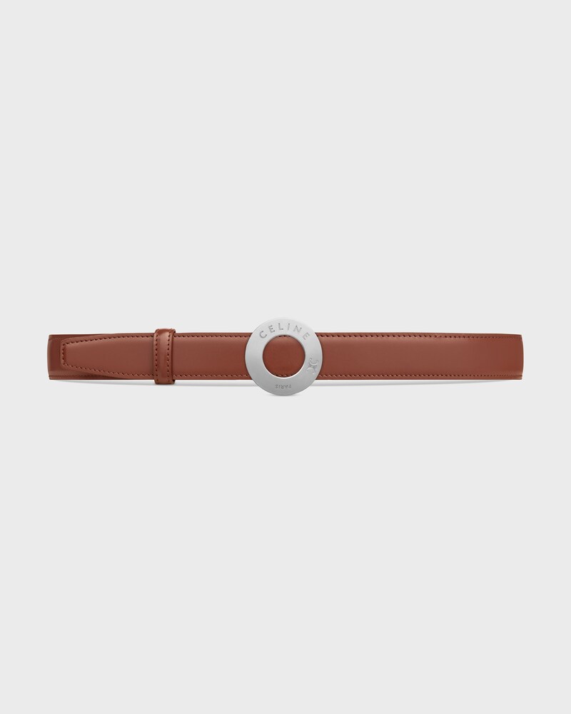 Reversible Strap 25MM IN TAURILLON LEATHER AND CROCODILE EMBOSSED CALFSKIN -  -  - 1 | CELINE
