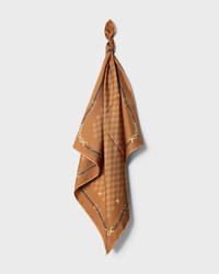AVENUE FOCH BANDANA 55 - CREME/MARRON -  - 2 | CELINE