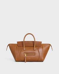 LITTLE LUGGAGE IN SUPPLE SHINY LAMBSKIN - SOFT TAN - LUGGAGE - 1 | CELINE