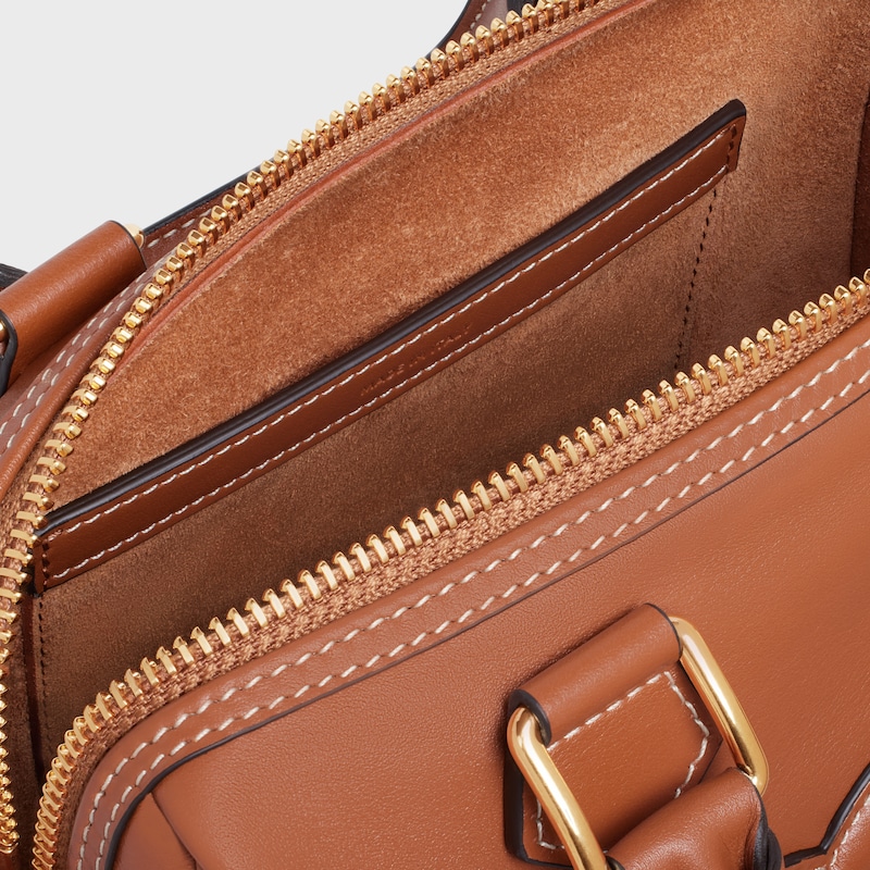 BOSTON PETIT MOD&Egrave;LE veau lisse - TAN - SACS &Agrave; L'&Eacute;PAULE - 1 | CELINE