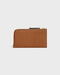 PORTE-CARTES LONG ZIPPé VEAU SOUPLE GRAINé - SOFT TAN / Crème - PORTE-CARTES - 2 | CELINE