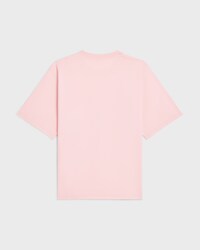 t-shirt loose jersey coton - ROSE POUDRE/OFF WHITE -  - 2 | CELINE