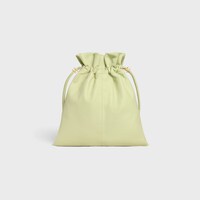 SMALL CRYSTAL POUCH IN LAMBSKIN - SOFT LIME - SHOULDER BAGS - 2 | CELINE