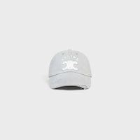 vivienne cap IN light gabardine - FADED GREY -  - 2 | CELINE